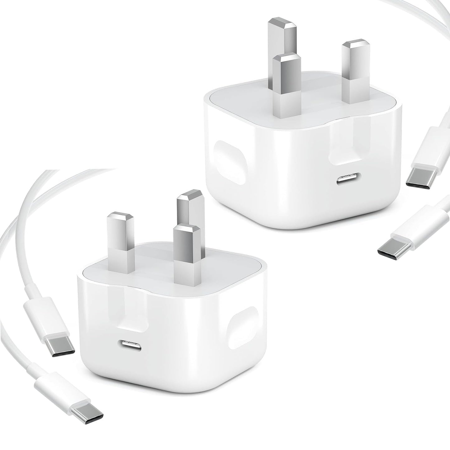 For Iphone 15 16 Charger 2Packs 20W USBC Charger Plug Fast Charging with 6ft Type C Cable,USB C Charger Cable and Plug Compatible with iPhone 15/15