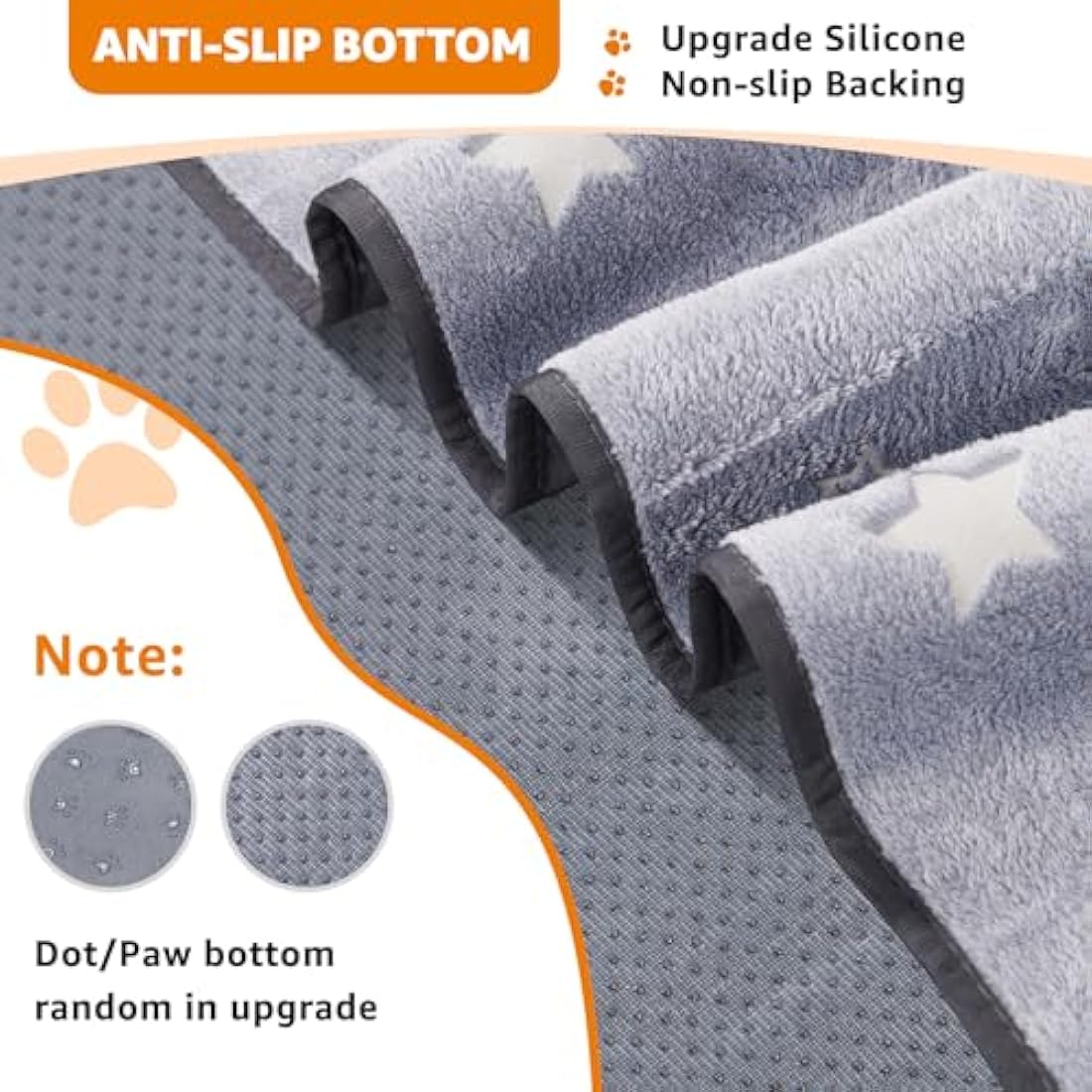 Washable Puppy Pads, 2 Packs Fast Absorption Reusable Puppy Pads, Dog Pee Pad, Waterproof Whelping Pads, Non-Slip Training Pads Pet Playpen Puppy Mat for Floor, Dog Crate -104x104cm