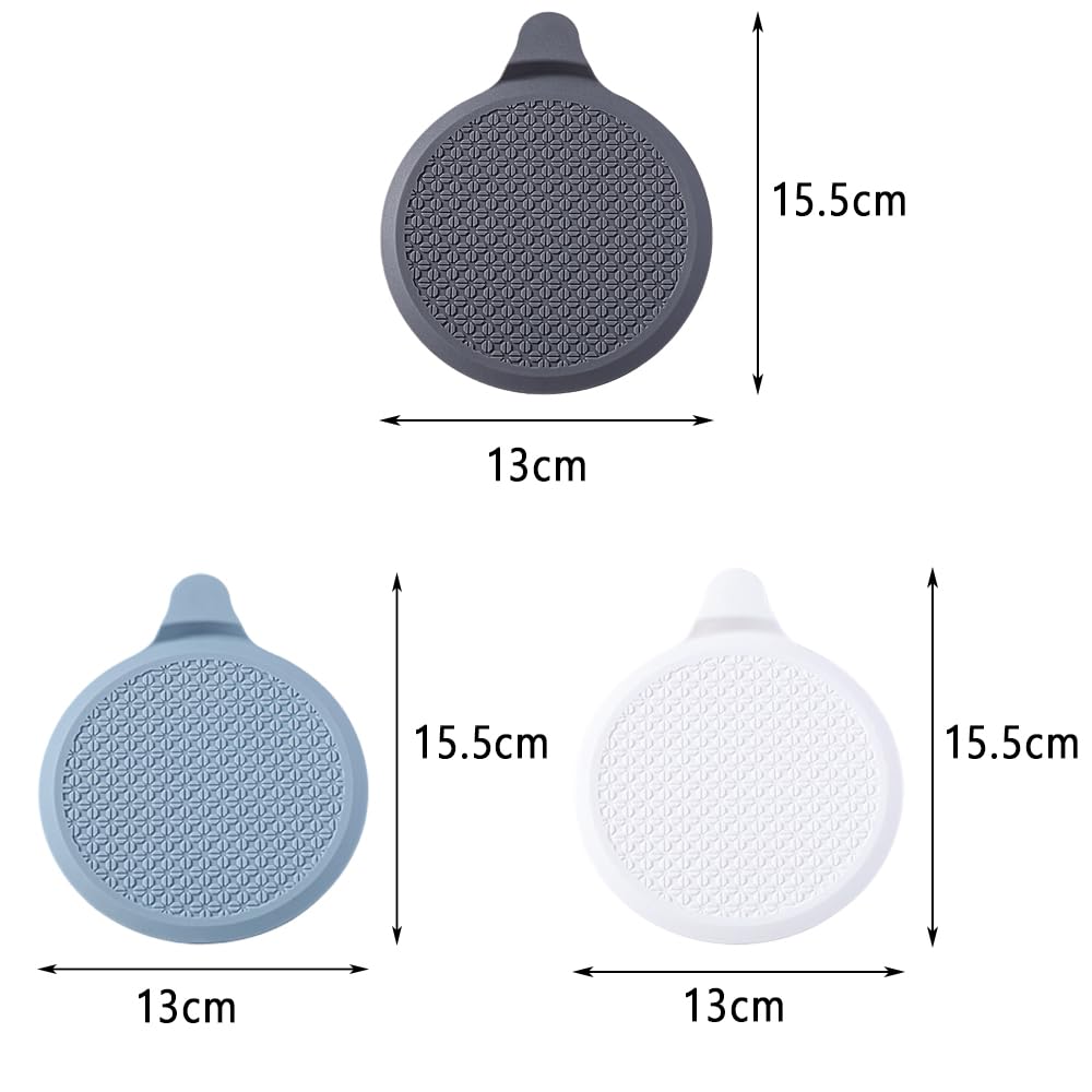 YFTRFR 3 Pcs Silicone Bathtub Stopper Large Sink Plug Drain Stopper Bathtub Drain Cover Suitable for Bathroom Washbasins and Kitchen Sinks Recyclable