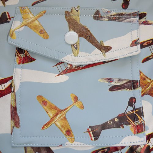 Raincoat - Vintage Airplanes - Powell Craft - 1-2 years