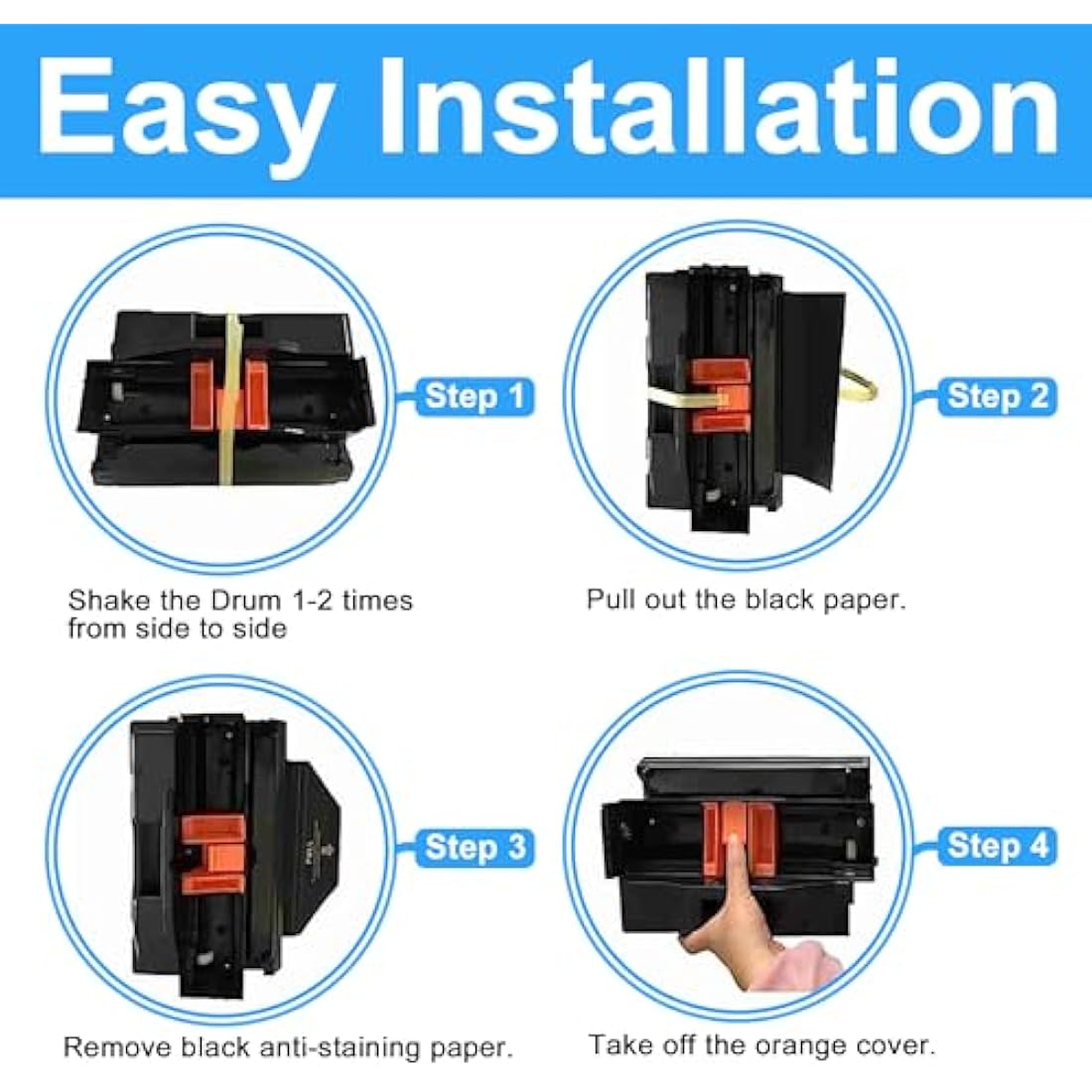 LCL Compatible Drum B411 B431 B412 B432 B461 44574302 (1 Drum) Replacement for OKI B411 B411D B411DN B431D B431DN MB491 MB461 MB471 MB471W MB471dnw B412dn B432dn B512 B512dn MB472w MB472dnw MB492