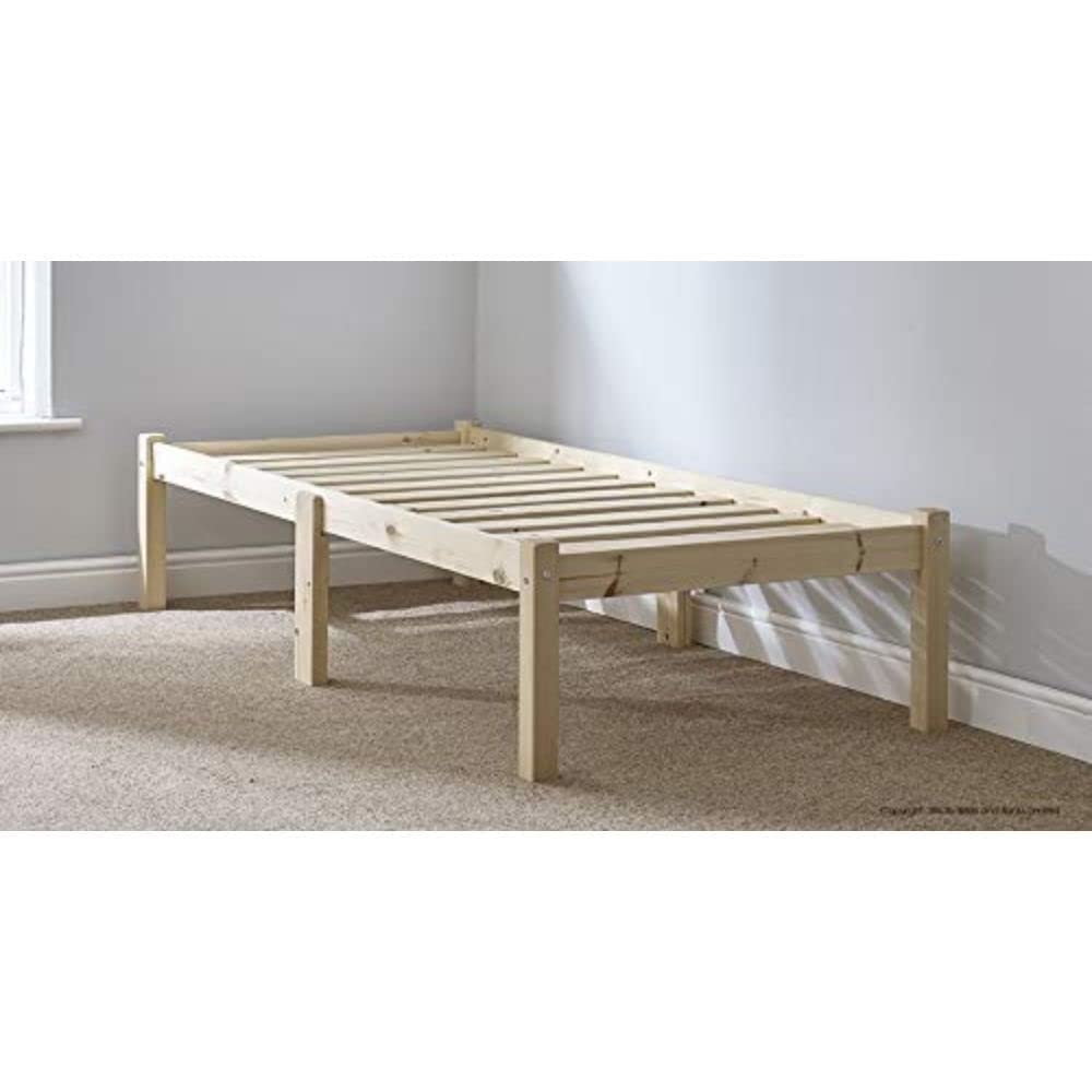 STRICTLY BEDS&BUNKS Avon Studio Pine Bed Frame, 3ft Single