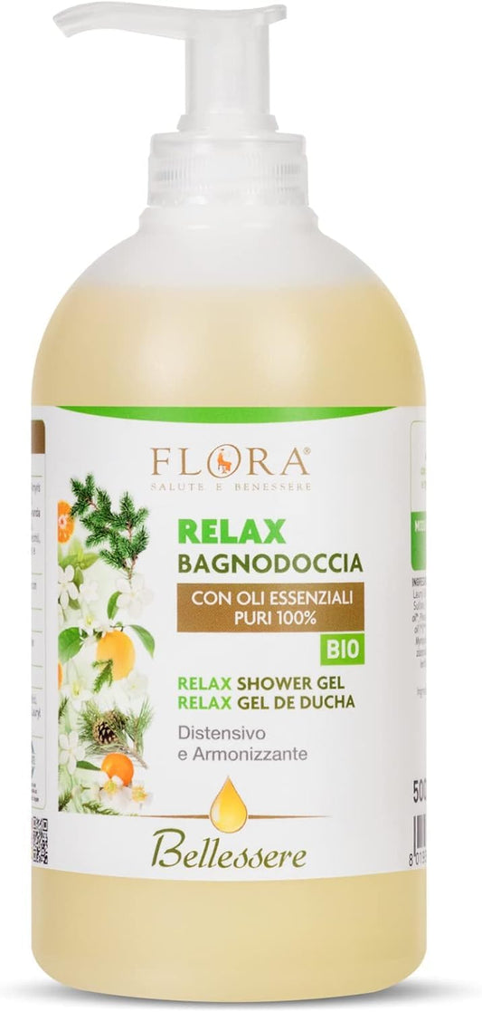 Flora Relax Bio Bdih Bath Shower Gel 500 ml