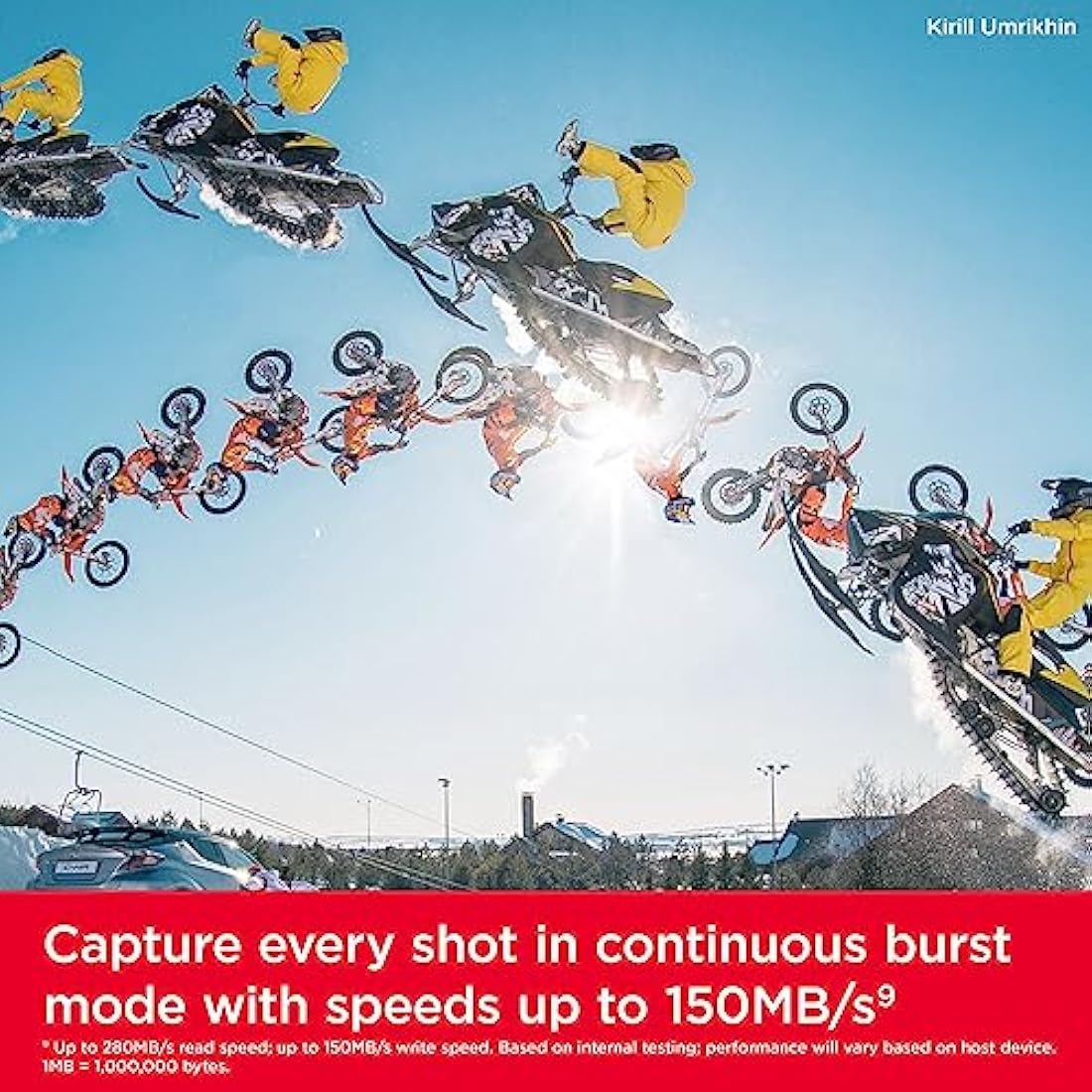 SanDisk 64GB Extreme PRO SDXC, Card up to 280MB/s, UHS-II, Class 10, U3, V60