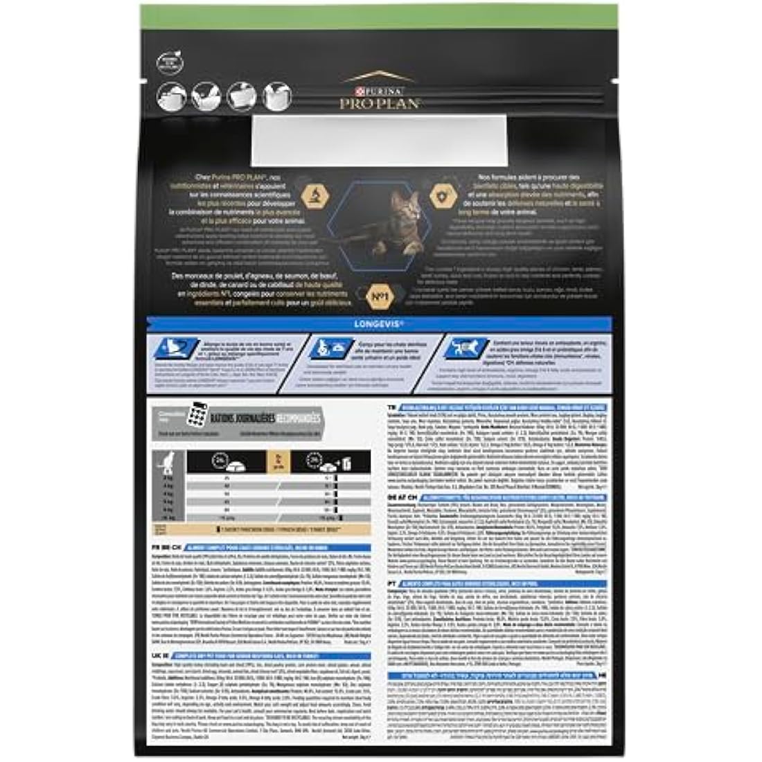 PRO PLAN Senior 7+ Sterilised Longevis Turkey Dry Cat Food 3kg
