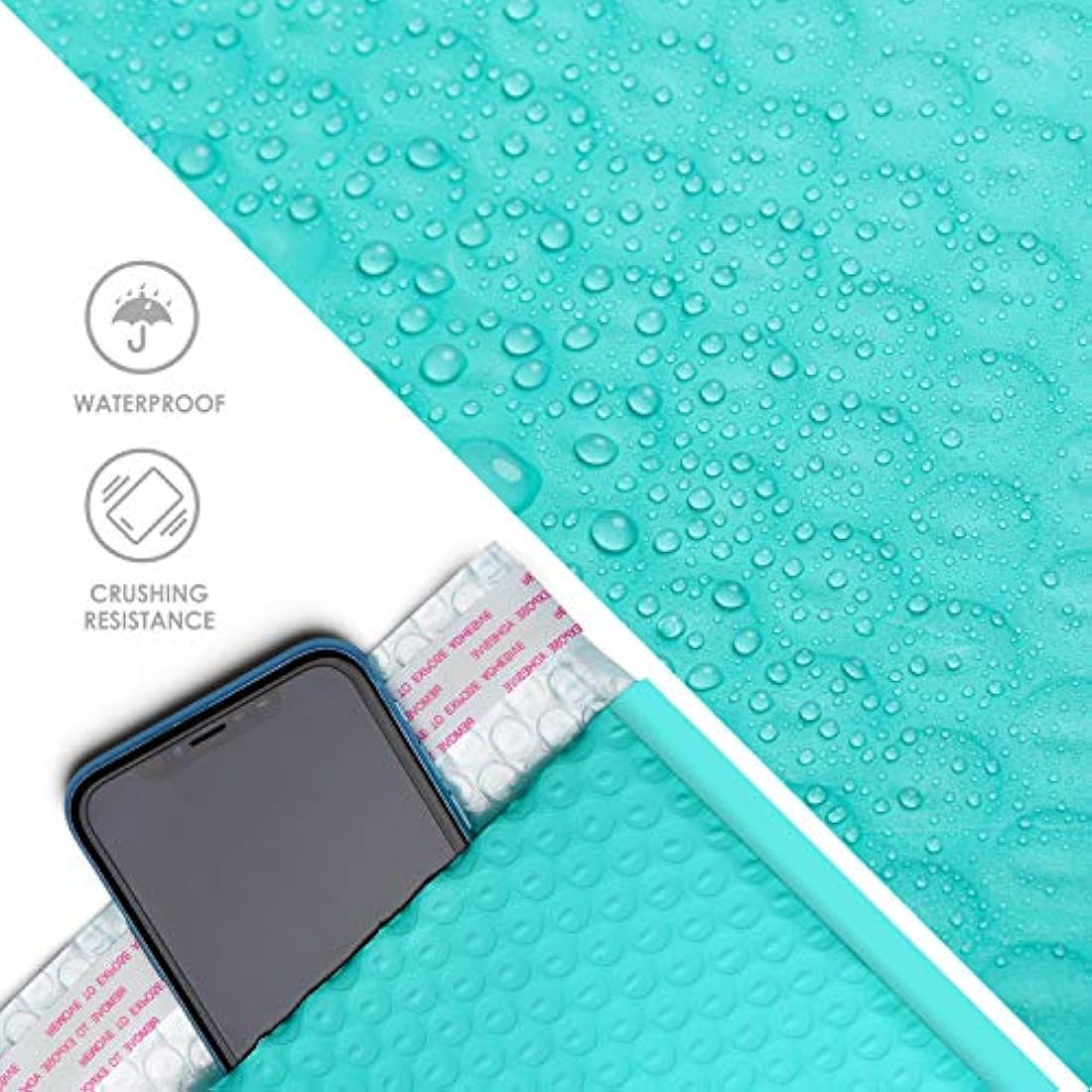 Switory 50pcs Padded Envelopes A5 Bubble Mailers 6x10In Packaging Bags Small Bubble Envelopes Wrap Envelope Mailer Bags Poly Mailers 15.3cmx22.9cm, Green