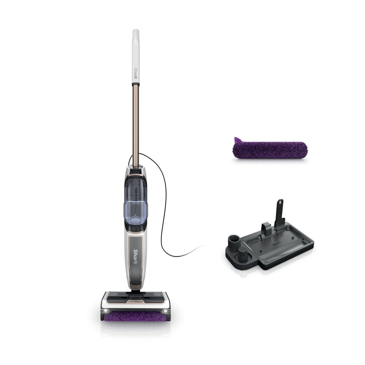 Shark SteamPickUp 3-in-1 Steam Mop for Hard Floors, Chemical-Free Cleaning, Cleans & Separates Wet & Dry Debris, 420ml Capacity, Inc. Extra
