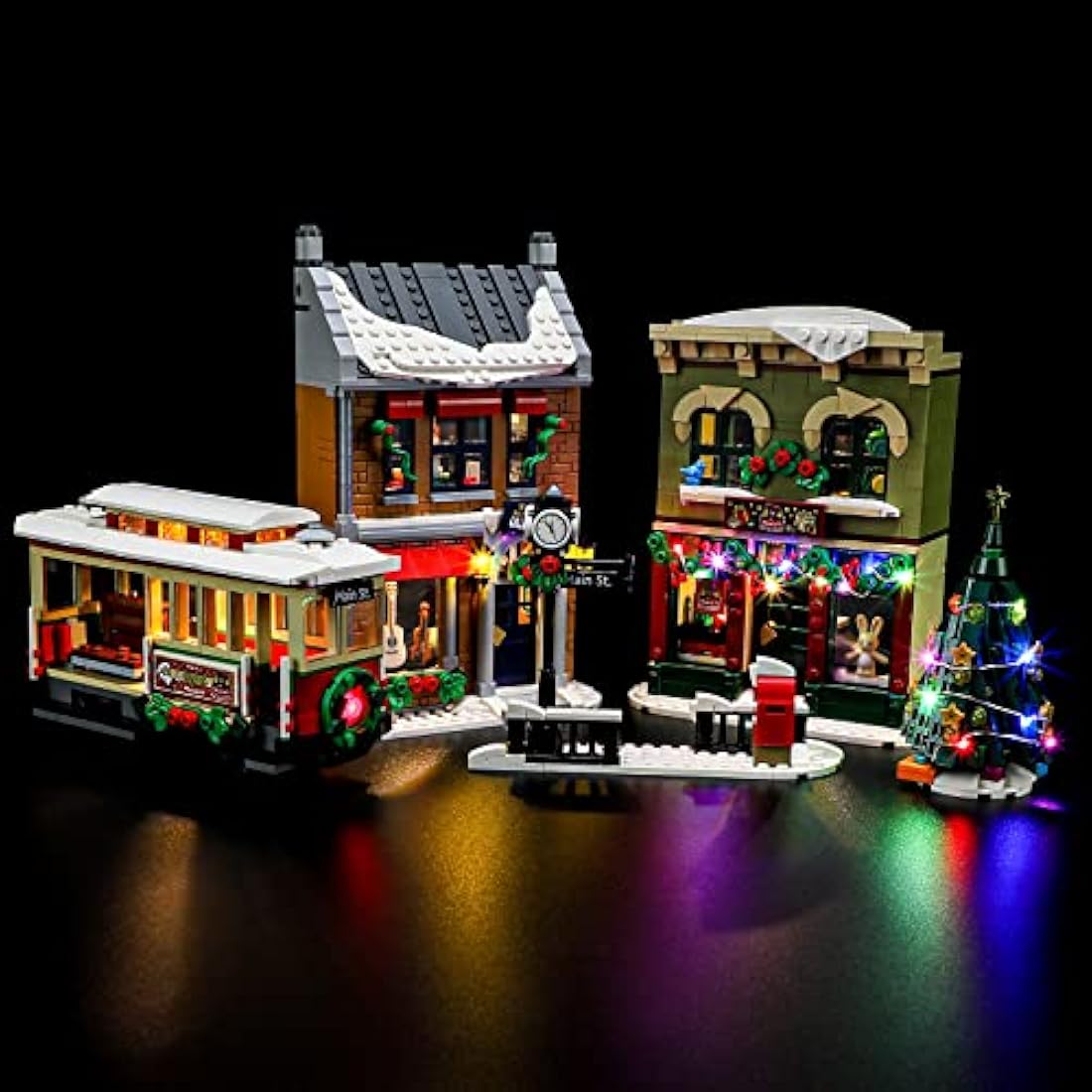 BRIKSMAX Led Lighting Kit for LEGO-10308 Holiday Main Street - Compatible with Lego Icons Building Blocks Model- Not Include the Lego Set