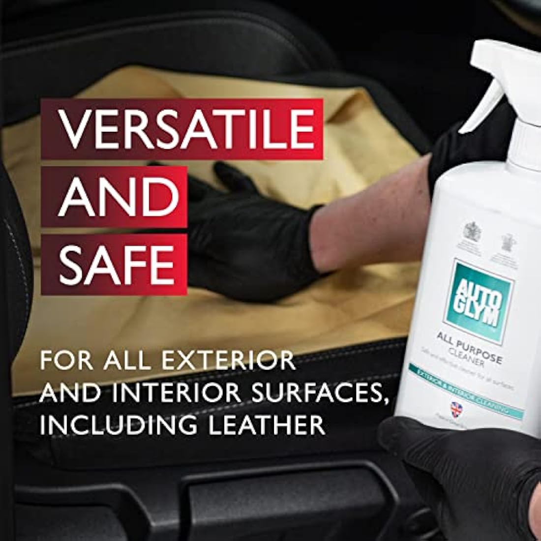 Autoglym All Purpose Cleaner, 1L, For Exterior and Interior Car Care, Trigger Spray Application, Car Interior Cleaner, Wheel Cleaner, Car Upholstery Cleaner, Car Cleaner