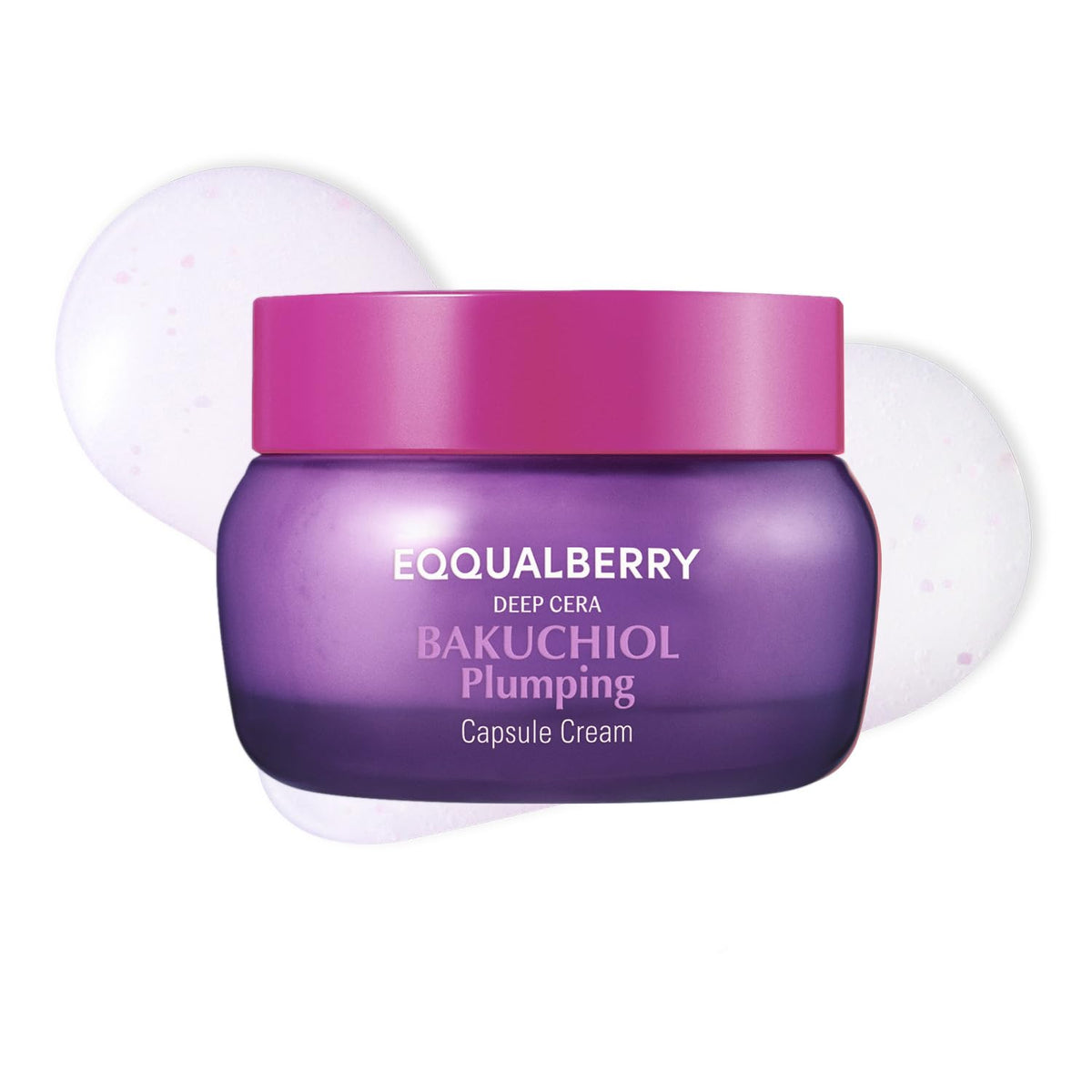 EQQUALBERRY Equalberry Deep Cera Bakuchiol Plumping Capsule Cream, 50ml, 99% Pure Bakuchiol, Non-Irritating Facial Moisturiser
