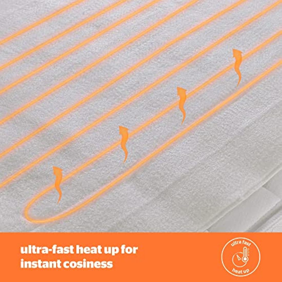 Silentnight Dual Control Electric Blanket King Size - Heated Electric Underblanket Bed Warmer Sheet with 3 Heat Settings, Easy Fit Straps and Split Controls - King Size 160x150cm (63"x59")