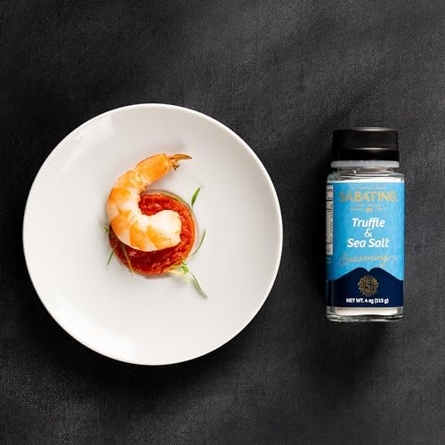 Sabatino Tartufi, Truffle Salt Seasoning ShakerAll Natural Gourmet Sicilian Sea SaltKosher NonGMO 113 g