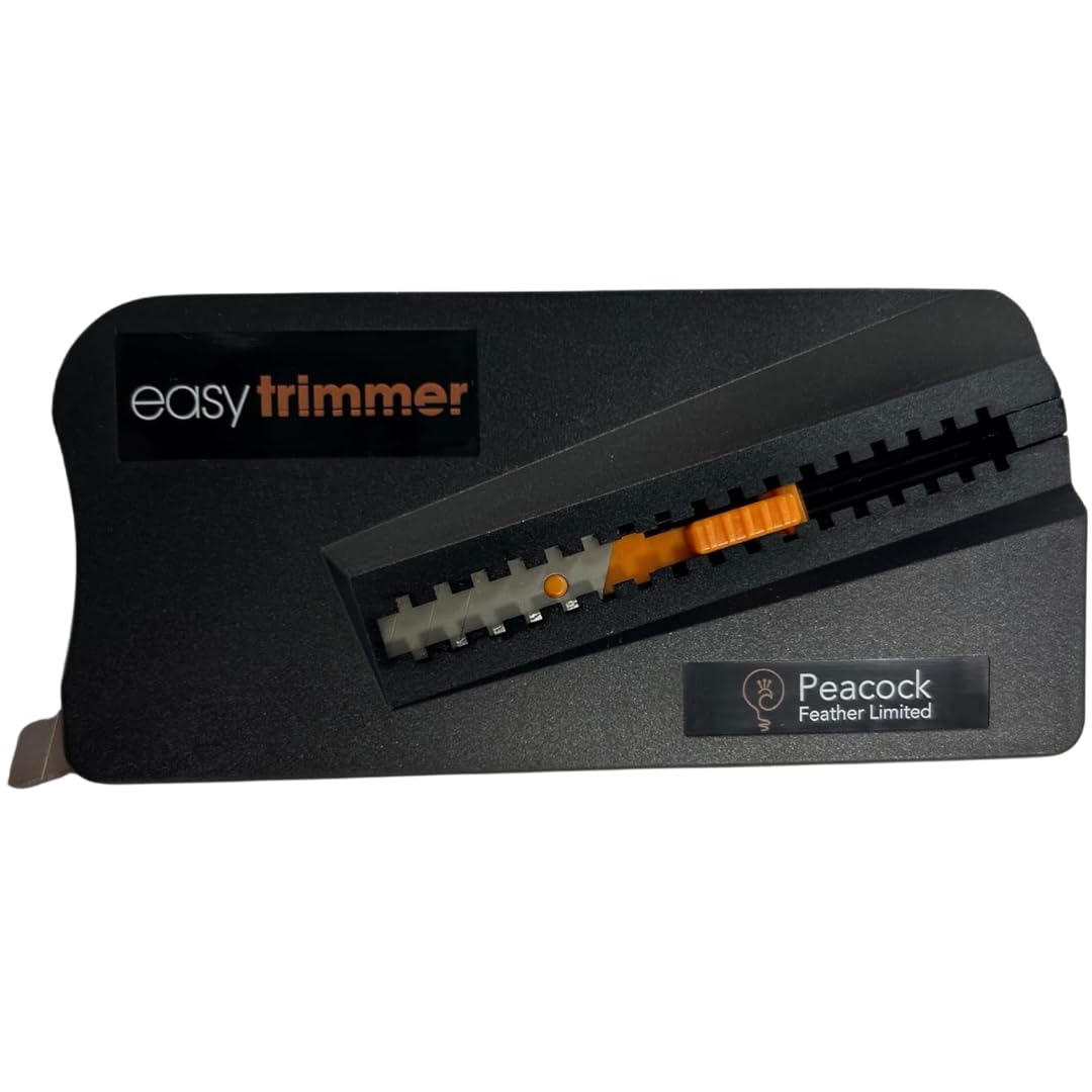 Peacock Feather Easy Trimmer Wallpaper Cutting Tool ? Edge and Corner Trimming Decorating Guide Tool for Precise Wall Covering, DIY Home Improvement,