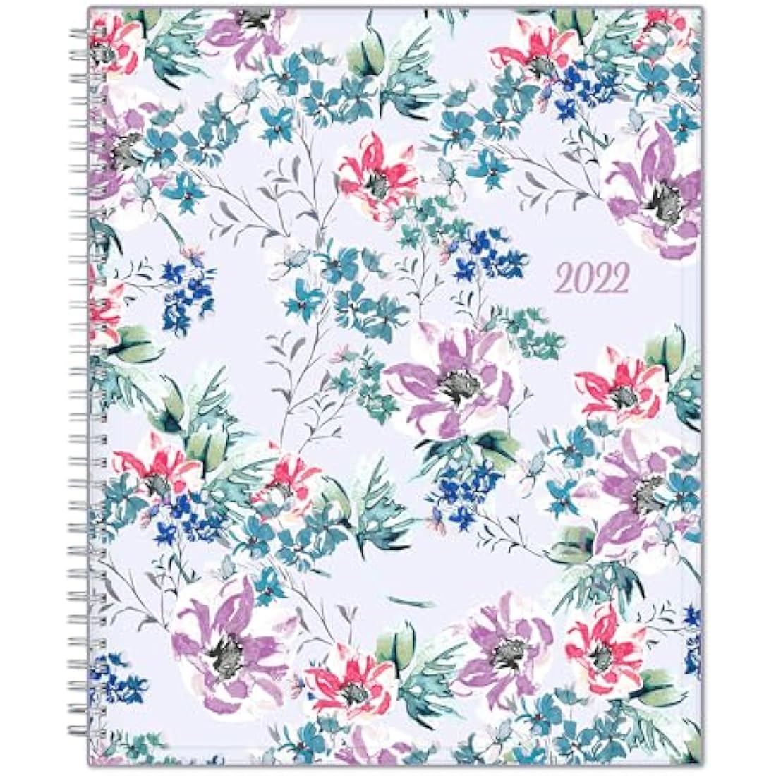 Blue Sky 2022 Weekly & Monthly Planner, 8.5" x 11", Flexible Cover, Wirebound, Laila (137273-22)