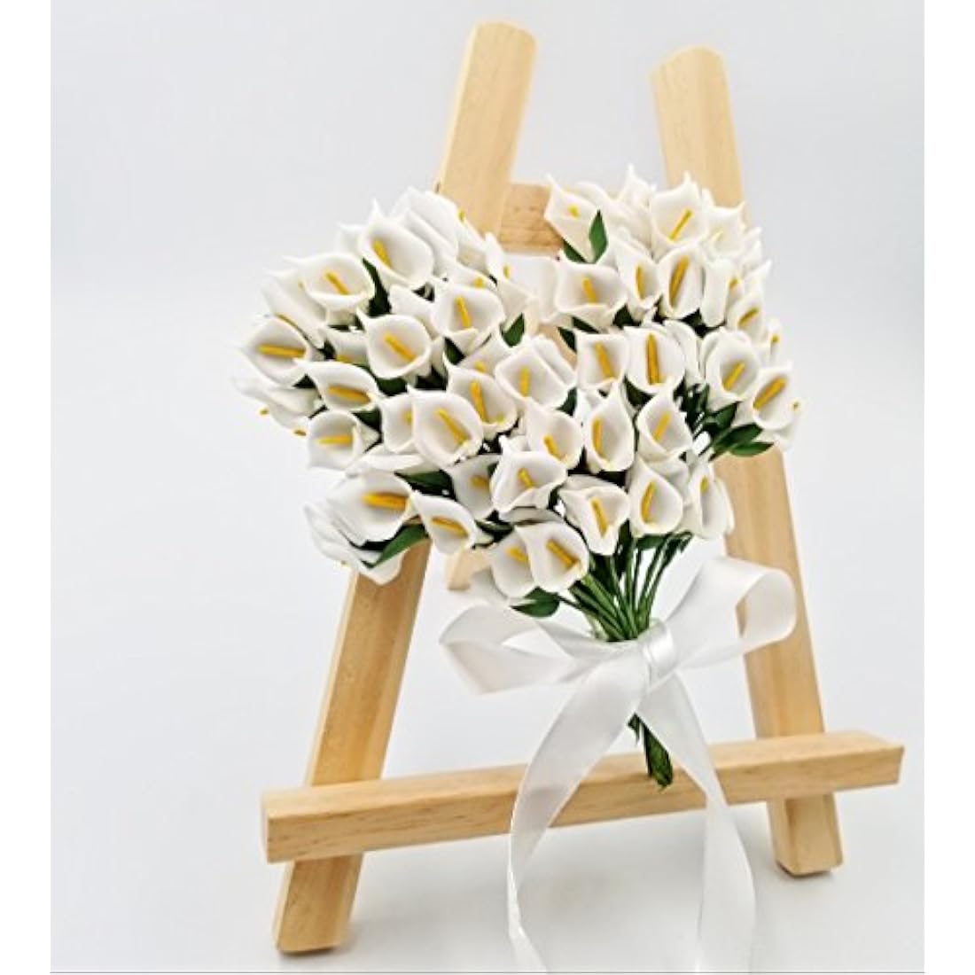 JZK 144 Foam white calla lily small artificial flowers for crafts favour box gift box card making embellishment decoration for wedding birthday Christmas party
