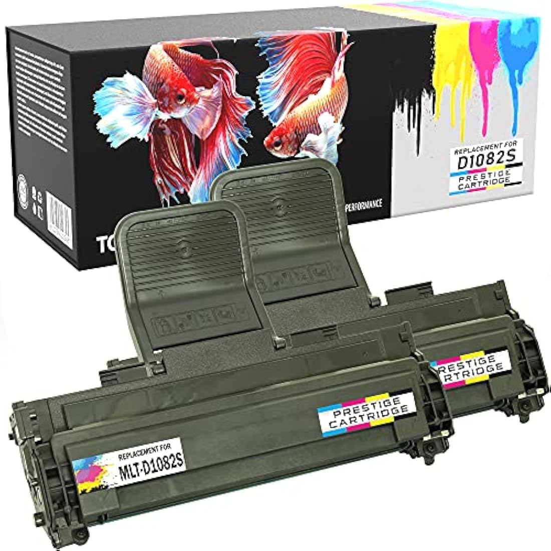 Prestige Cartridge MLT-D1082S Pack of 2 Compatible Laser Toner Cartridges for Samsung ML-1640, ML-2240, ML-1641, ML-1642, ML-1645, ML-2241