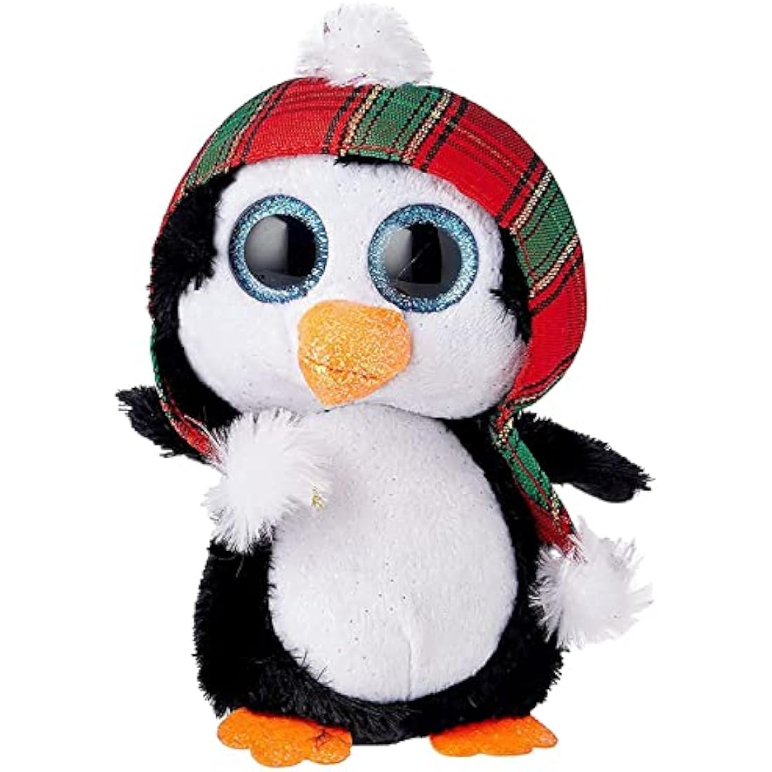Ty UK Ltd 2008092 Beanie Boos Cheer Penguin Xmas 2020-Boo-Reg Plush Animal, Multicolor