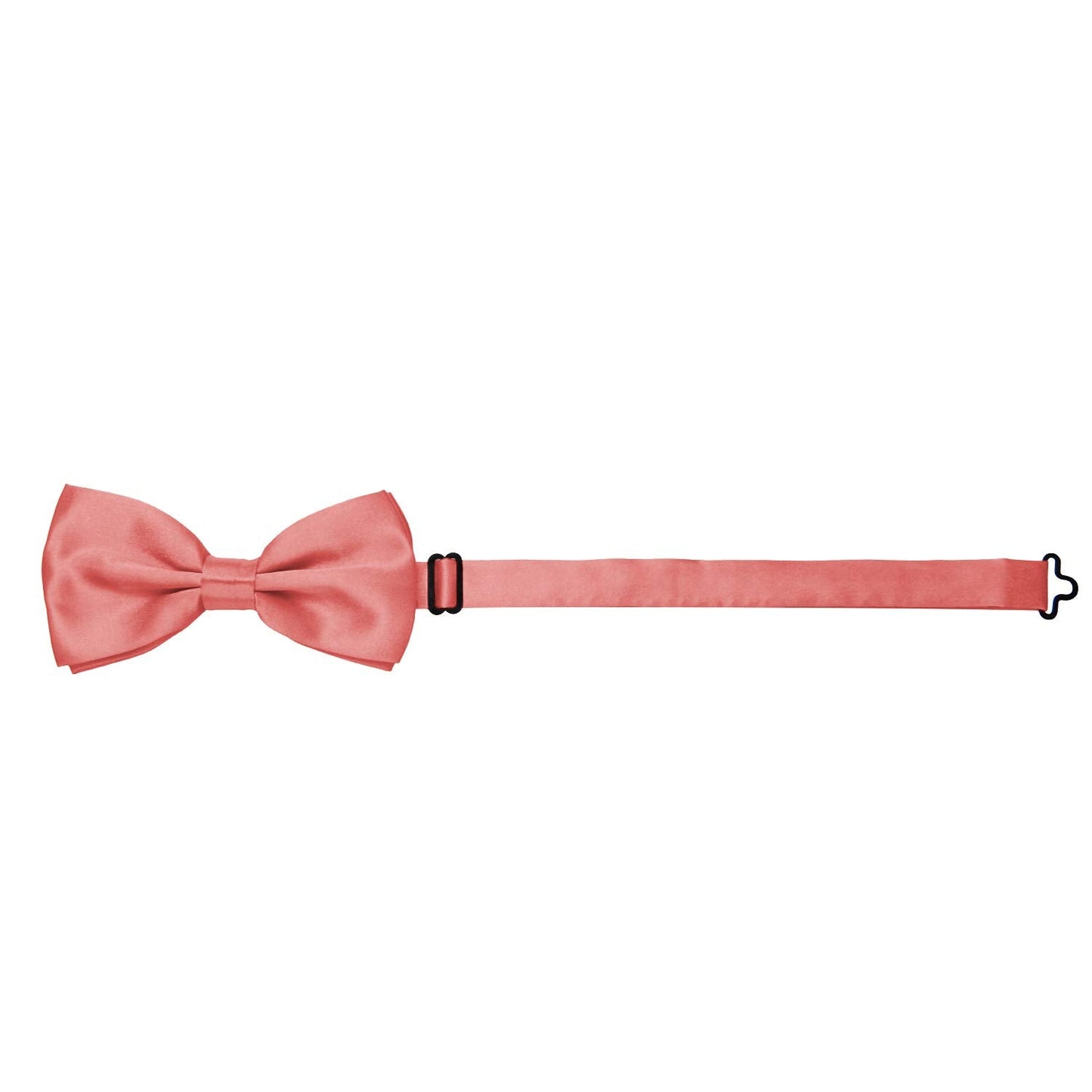 MASADA bow tie rose - men's accessory in shiny-look, continuously adjustable, handmade with hook closure - 12 x 6 cm