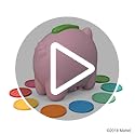 Fisher-Price Laugh & Learn Count & Rumble Piggy Bank, musical baby toy with fun motion action, GJC68