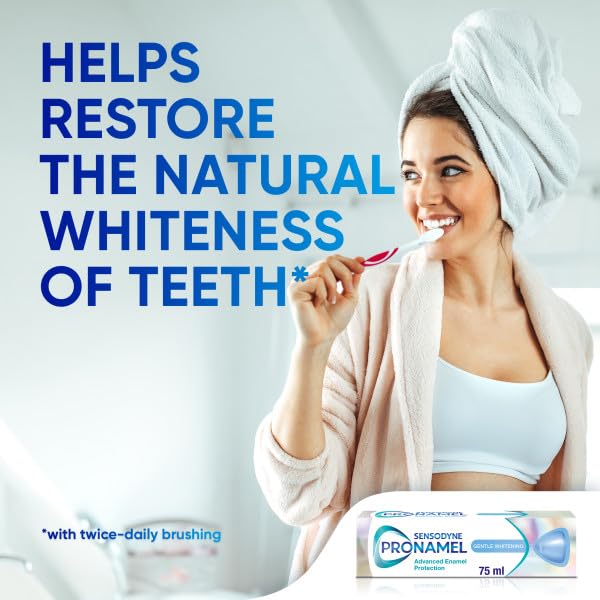 Sensodyne Pronamel Toothpaste Enamel Care, Gentle Whitening Toothpaste, Mint Flavour, 75ml