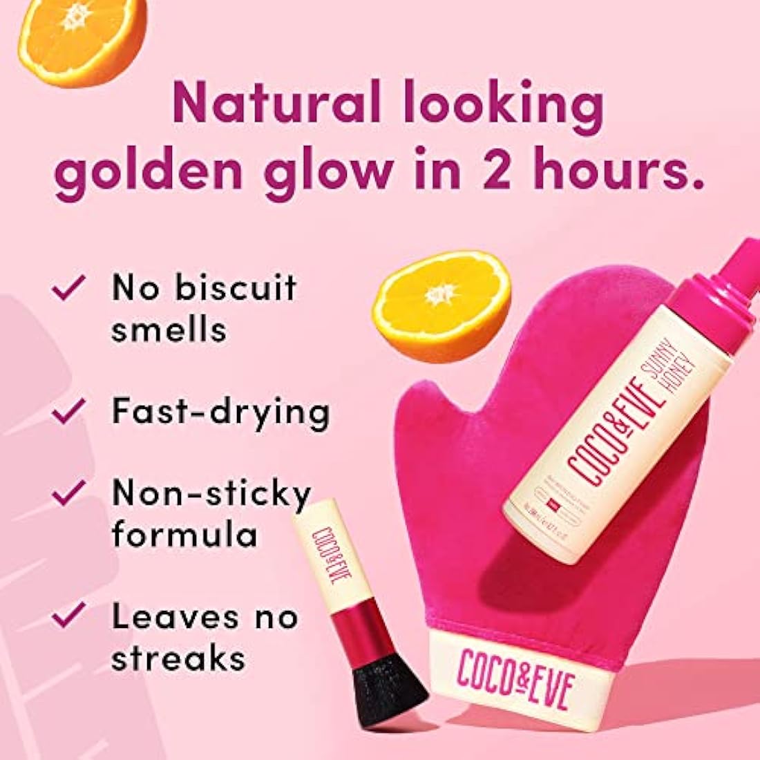 Coco & Eve Bali Bae Self Tan Set (Ultra Dark). All Natural Sunless Tanning Mousse. Instant Self Tanning Lotion with Bronzer, Miit & Back Applicator for Flawless Application and Bronze