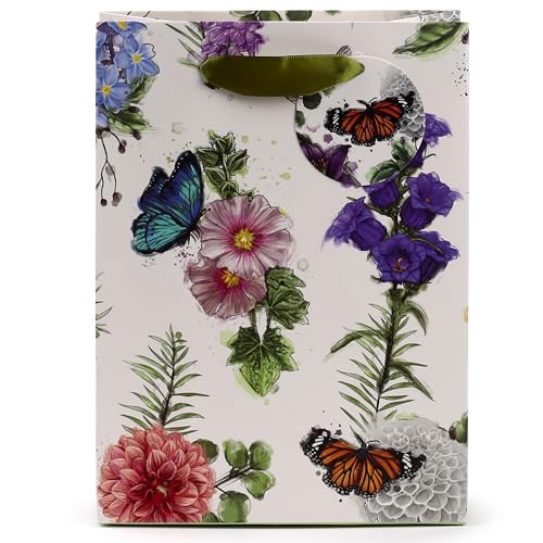 Puckator Gift Bag - Butterflies - Meadows - Medium 23 cm