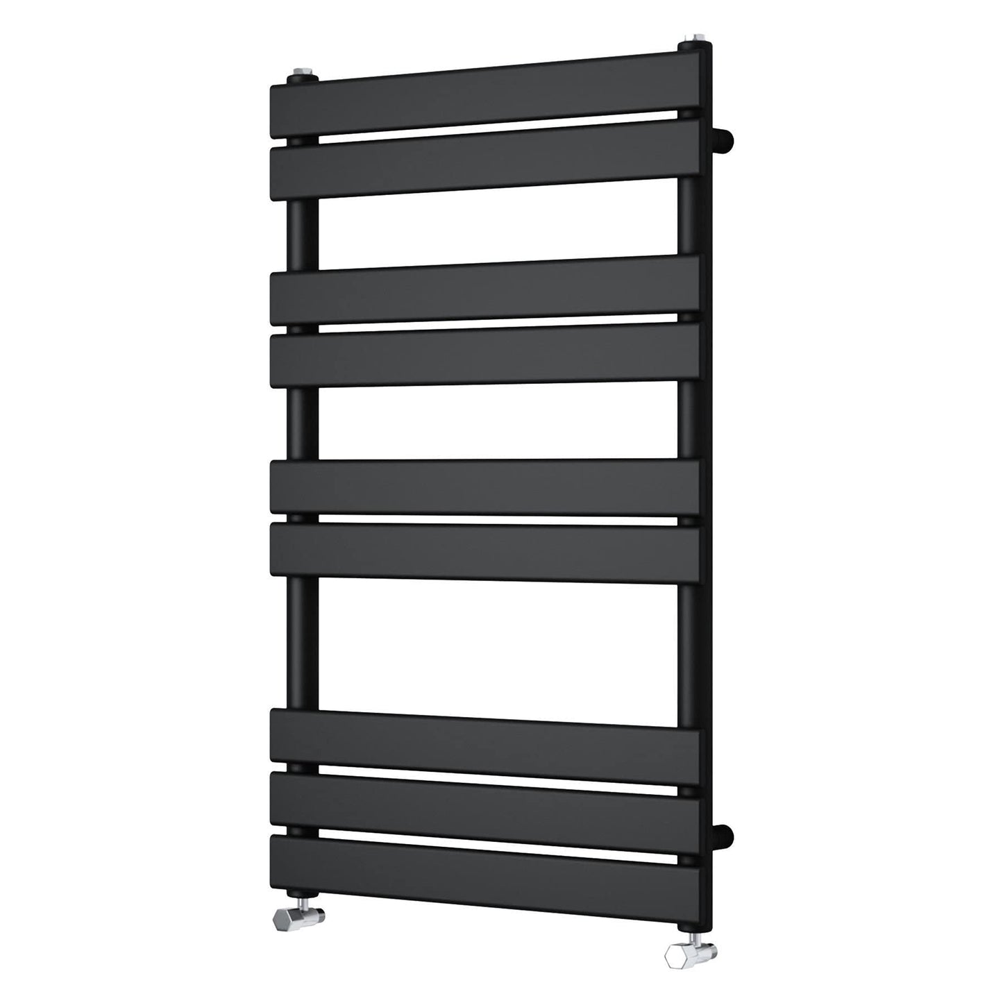 Warmehaus Black 1000x600mm Flat Panel Heated Towel Rail 68mm