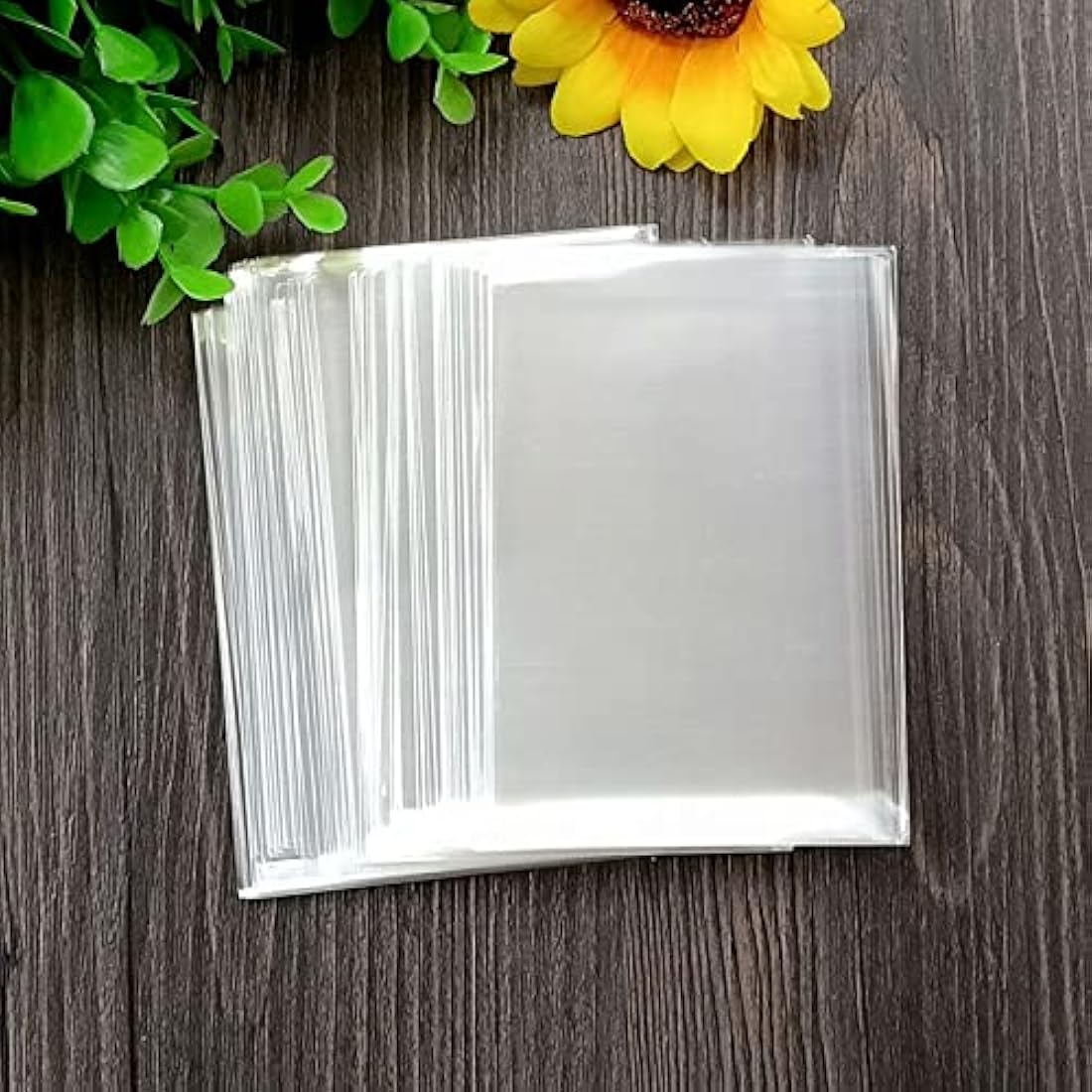 Sabco - 100 Clear Display Bags- Cello Bags OPP- Self Seal Cellophane For Presentation - Food Safe -10 Sizes - Ideal For FBA Cards Envelopes Pictures (10 x 14")