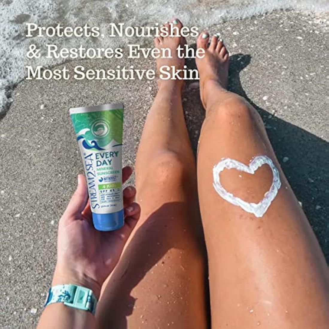 SPF 45 Every Day Kids Mineral Sunscreen | 75 ml Biodegradable, Paraben Free & Reef Safe Sunscreen for Face & Body for Kids | Non-Greasy, Lightweight & Sheer Mineral Protection Against UVA & UVB