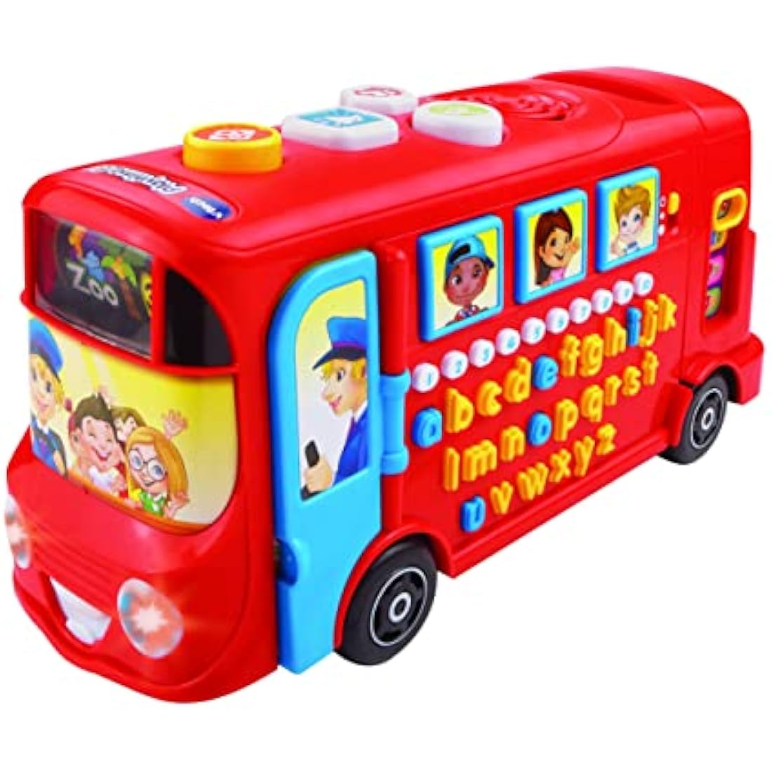 VTech Playtime Bus with Phonics, Educational Toy for Children with Letters, Phonics & the Alphabet, Over 100 Interactive Curriculum Questions, Kids Learning Toy for 2, 3, 4+ Years, English Version