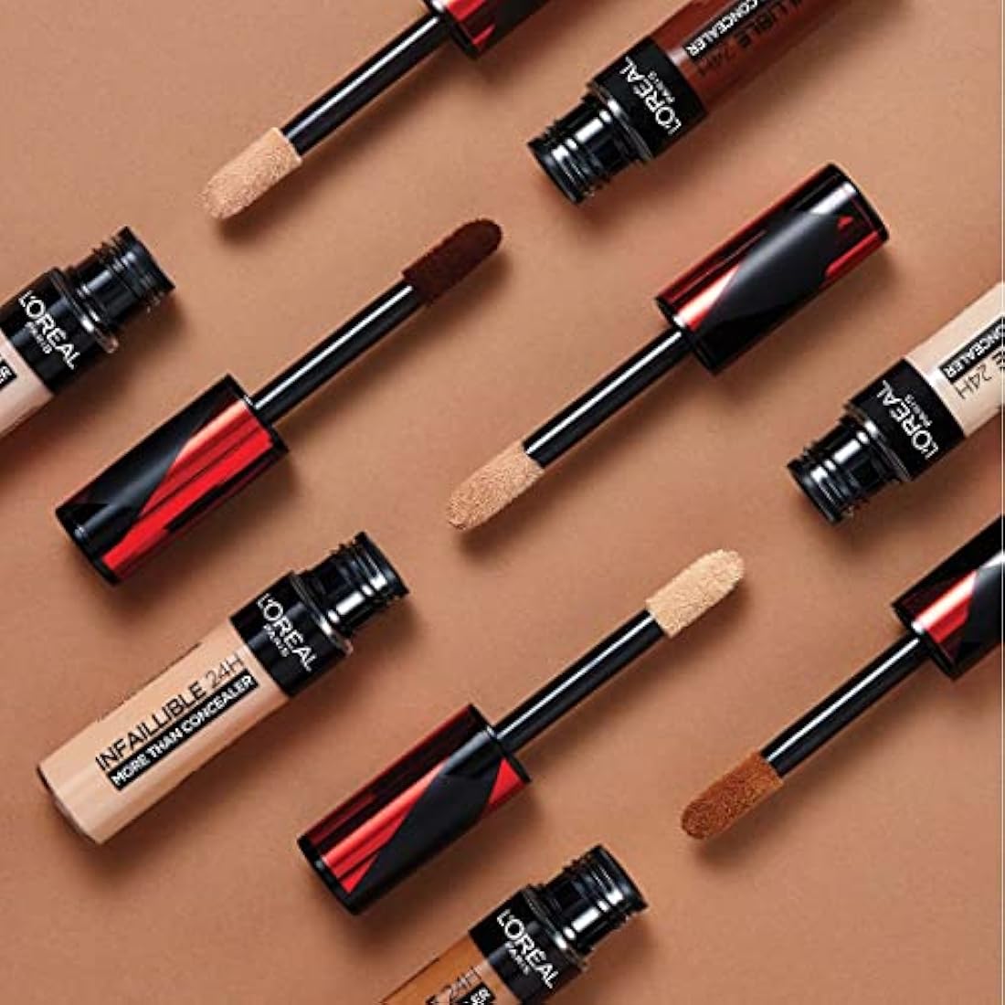 L'Oréal Paris Infallible 24H More Than Concealer, Full-coverage, Longwear and Matte Finish, 330 Pecan