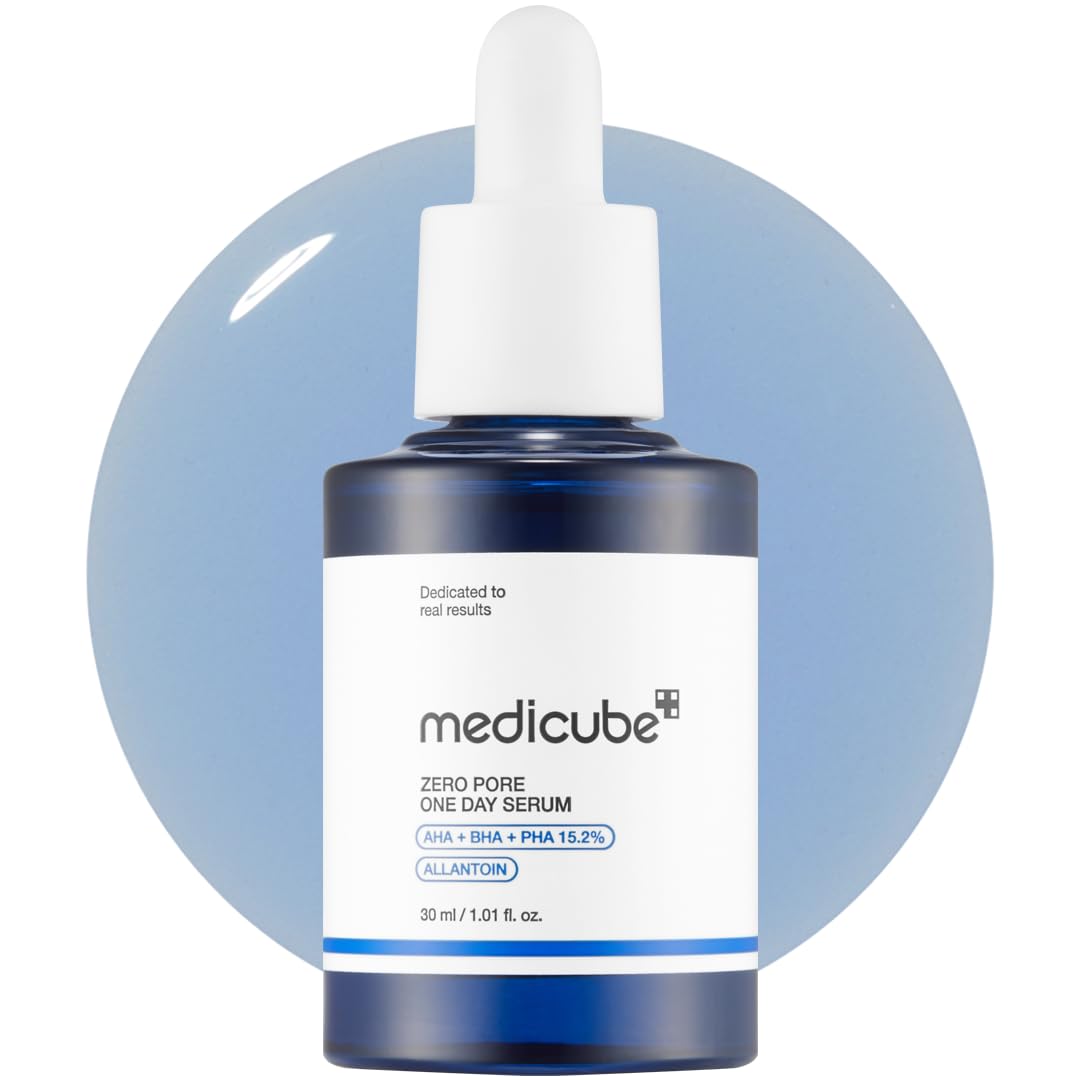 medicube Medicube Zero Pore One-day Serum 1.01 fl.oz - Overnight Resurfacing Serum with Pore Tightening Complex - 15.2% AHA+BHA+PHA & 2% Niacinamide -