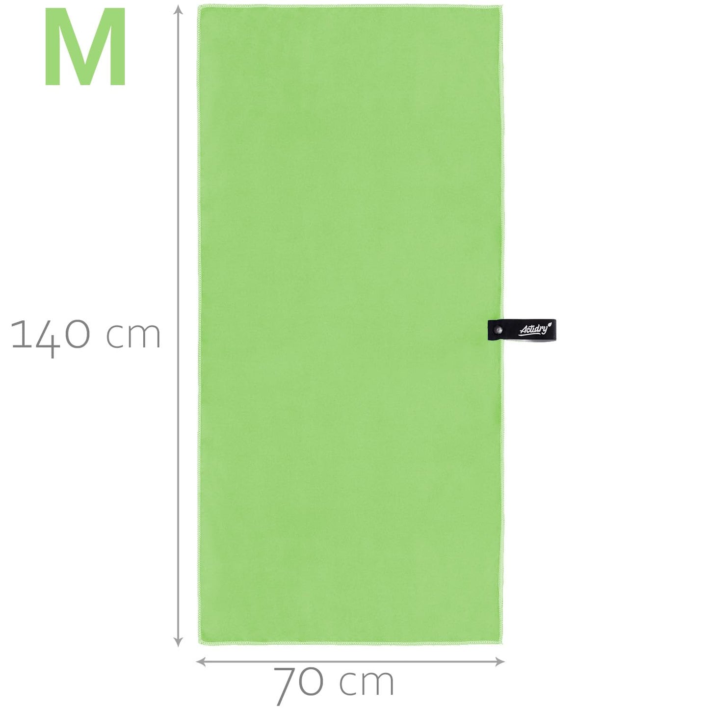 Actidry Microfiber towel - XL/L/M - 10 colors - light, quick-drying, highly absorbent - gym, sport, fitness, hiking, camping, yoga, hair, kids towels