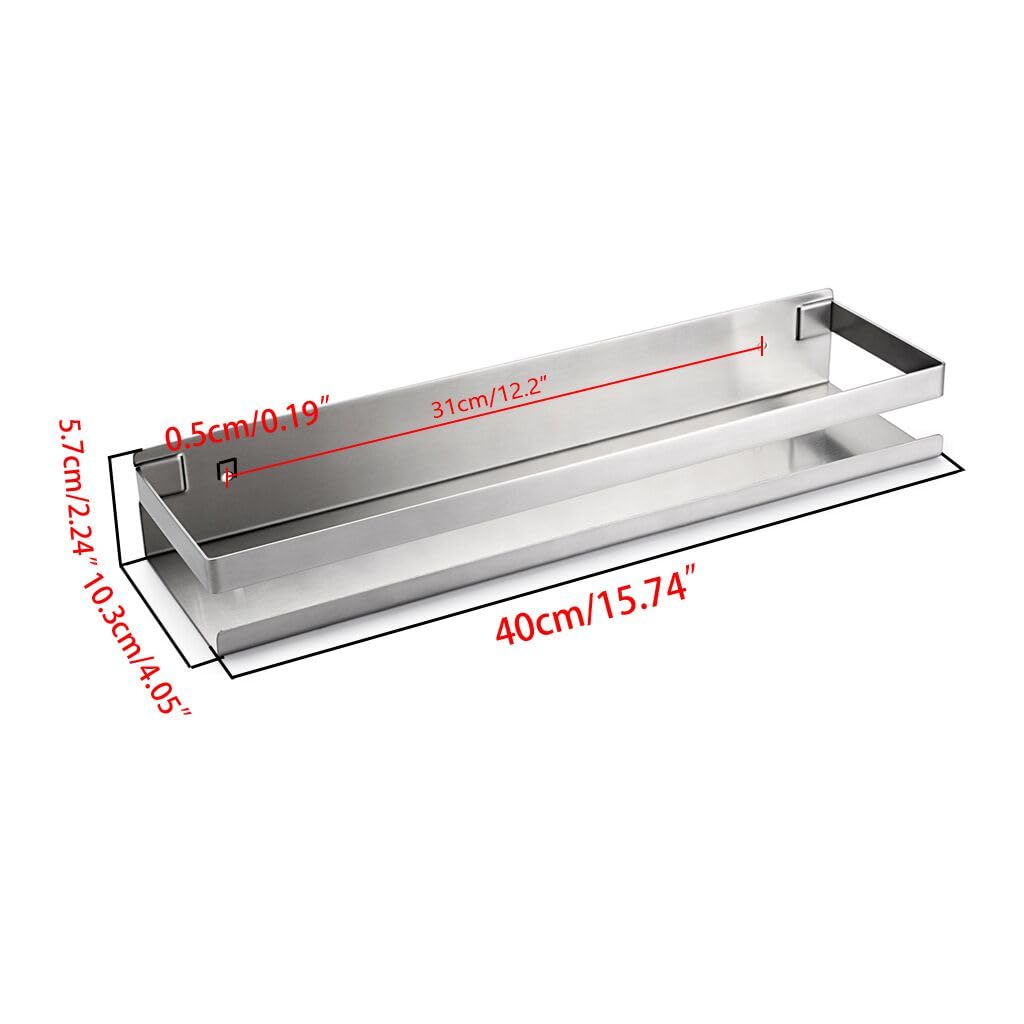 OwnMy Bathroom Shower Shelf Stainless Steel Bath Kitchen Basket Shower Caddy Rack