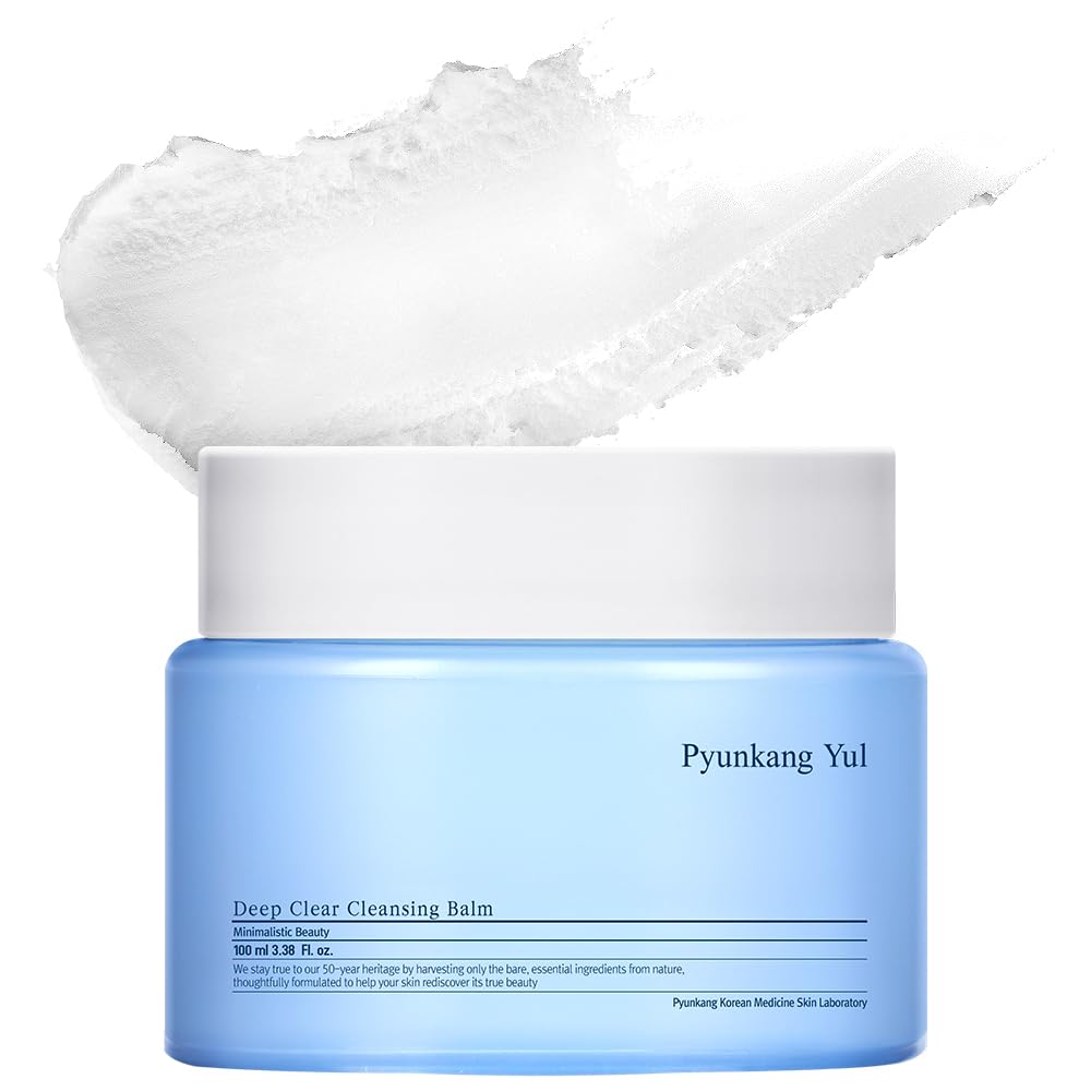 [PKY] Pyunkang Yul Deep Clear Cleansing Balm, All in One Facial Cleanser for Heavy Makeup Removal, Moisturized Finish with Plant Based Oil, Korean