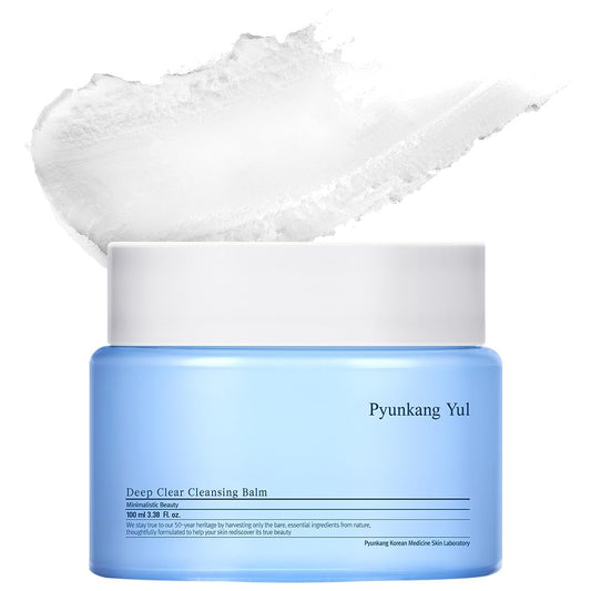 [PKY] Pyunkang Yul Deep Clear Cleansing Balm, All in One Facial Cleanser for Heavy Makeup Removal, Moisturized Finish with Plant Based Oil, Korean