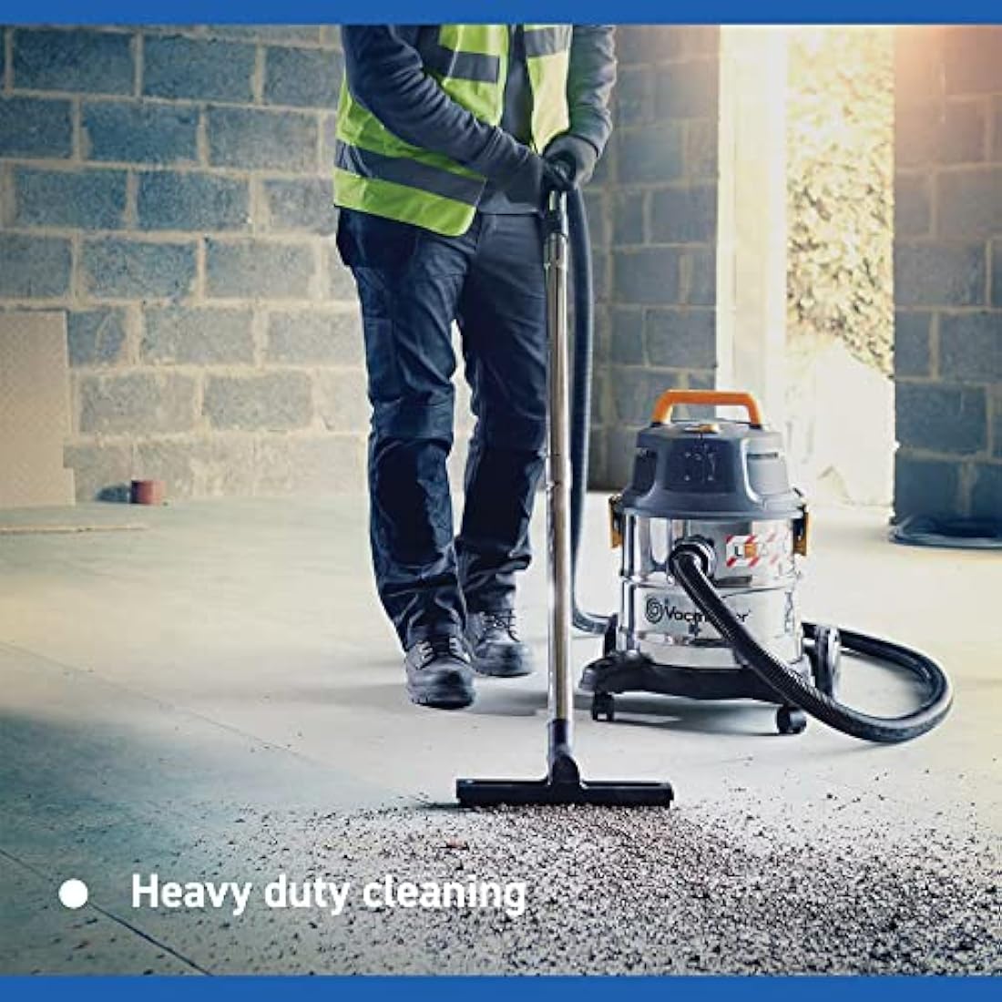 Vacmaster Wet and Dry Vacuum Cleaner 20L. 240V L Class Industrial Dust Extractor. Powerful 1600W Motor, Power Take Off & Dual HEPA 13 Filtration. For Trade, Commercial & Professional Use