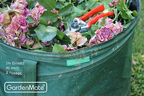 GardenMate pack of 3 x 85L pop-up garden waste bags made of 600D Oxford Polyester (H50 cm, D47 cm)