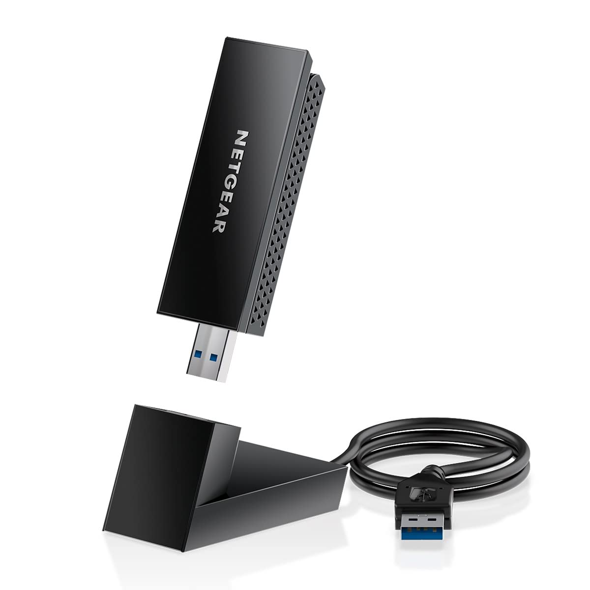 NETGEAR Nighthawk WiFi 6E USB 3.0 WiFi Adapter (A8000) - WiFi 6 Dongle For PC - AXE3000 Tri-band Wireless Gigabit Speed (Up to 3 Gbps) - New 6 GHz