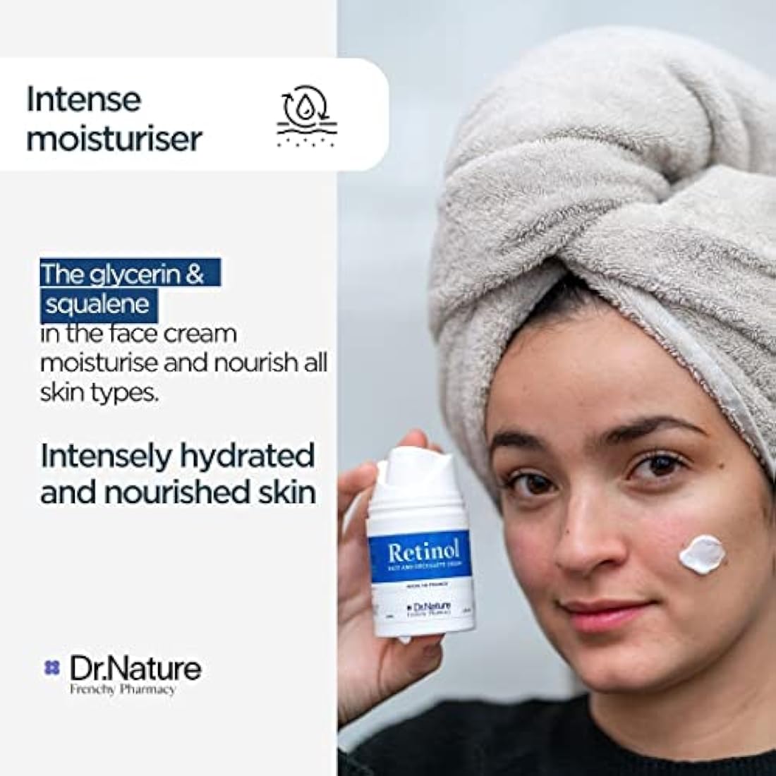 Retinol Face Cream for Sensitive Skin - Natural Skincare with 99% Natural Ingredients - Anti Ageing Cream - Night Cream - Vegan Retinol Moisturizer, Anti Ageing Anti Wrinkle Night Cream