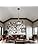 MZStech Modern Chandelier Light,Gold Copper Pendant Light Socket with Grey Glass Pendant Lamp Shade,LED Hanging Lamp