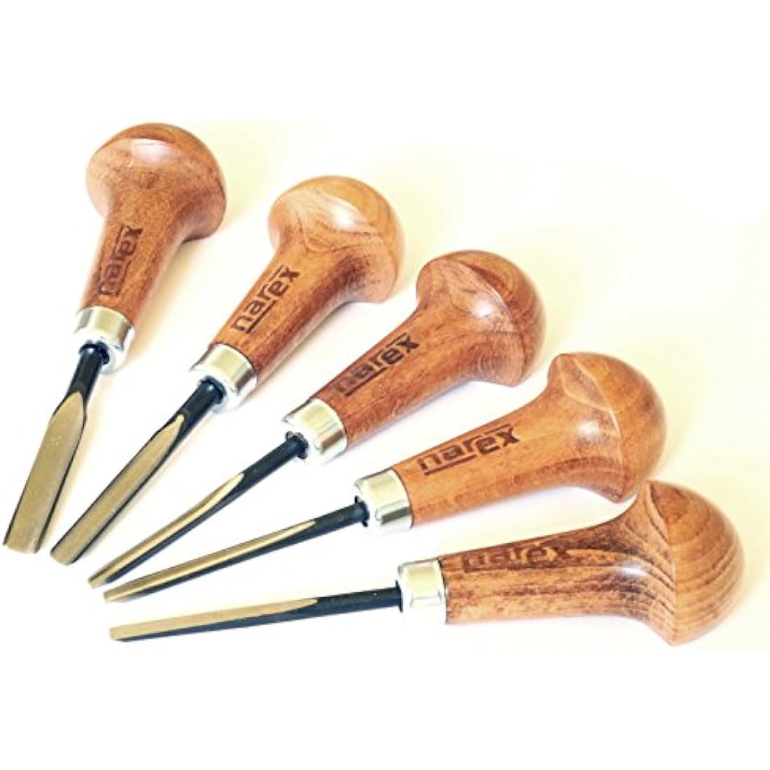 Narex Palm Carving Chisel Set, Set of 5 pcs