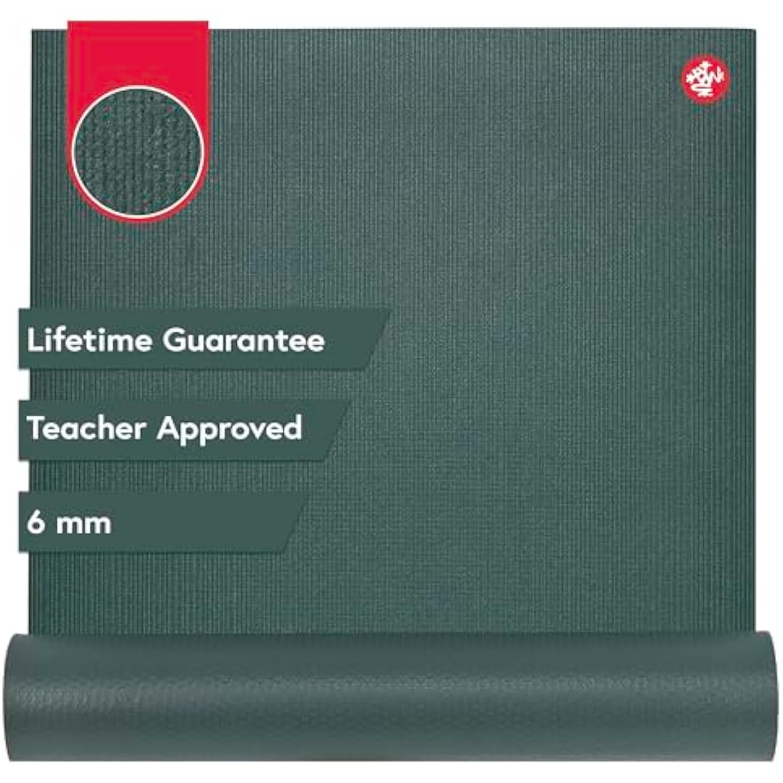 Manduka PRO Yoga Mat – Premium 6mm Thick Mat, High Performance Grip, Ultra Dense Cushioning for Support and Stability in Yoga, Pilates, Gym and Any General Fitness