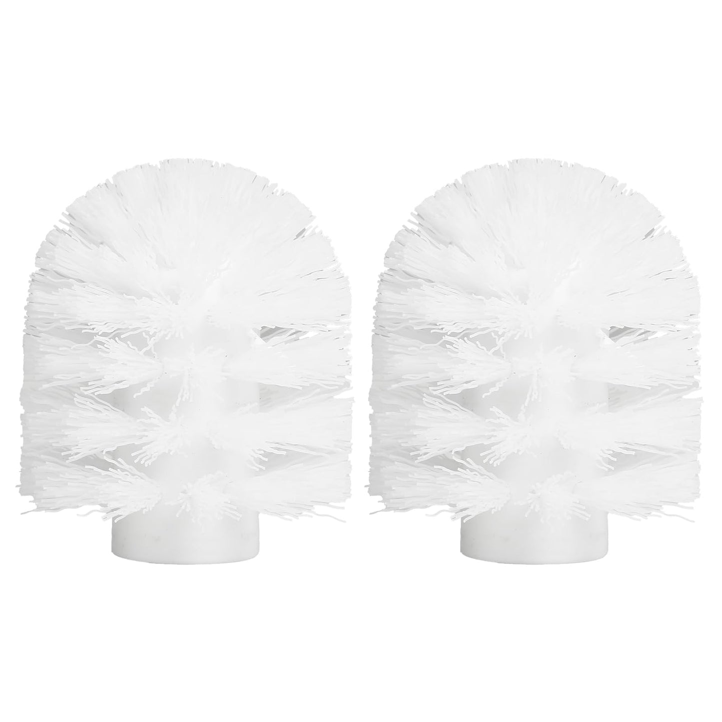 Swan Toilet Brush Replacement Head 2pcs– White Feather Head, Perfectly Fits Swan-Shaped Toilet Brushes, Soft & Durable for Effective Toilet Cleaning