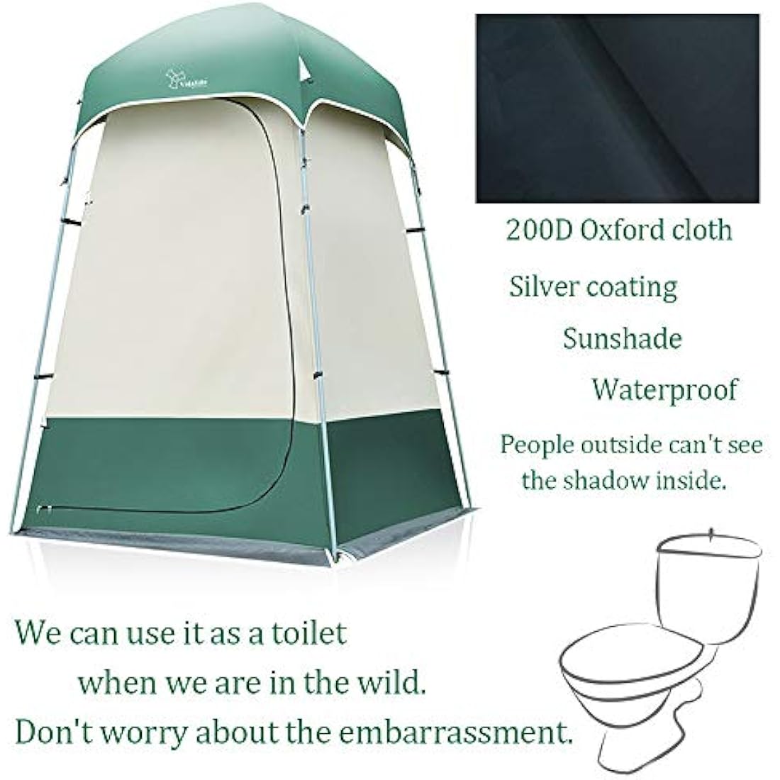 Outdoor Shower Tent Changing Room Privacy Portable Camping Shelters