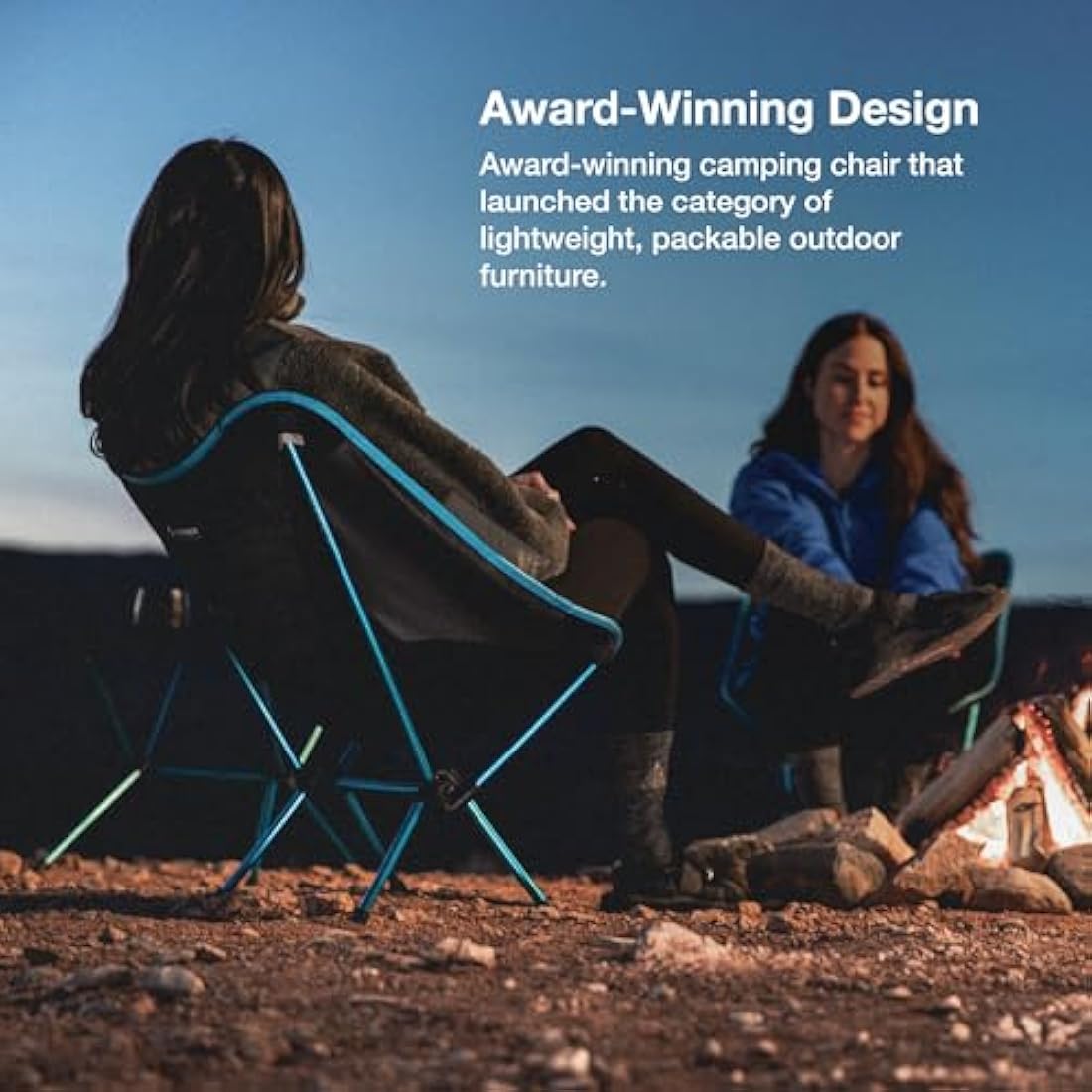 Helinox Chair One Original Lightweight Compact Collapsible Camping Chair Coyote Tan, 0.96kg Outdoor Chairs, Camping Chairs for Adult, Portable Chairs for Outside, Backpacking, Picnic, Adventures