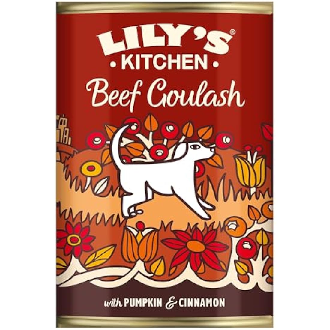 Lily's Kitchen Natural Adult Dog Wet Food, Beef Goulash, 6 x 400g