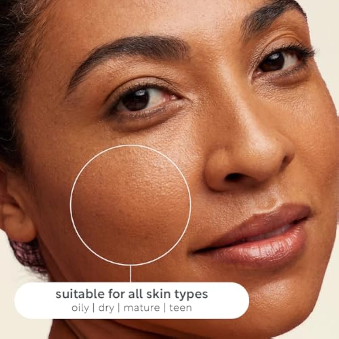 Lucy Bee Organic Radiance Boosting Face Cream, Certified Organic Face Moisturiser, Dermatologically Approved for Sensitive Skin, Vegan, Cruelty-Free, Palm Oil Free, 55ml