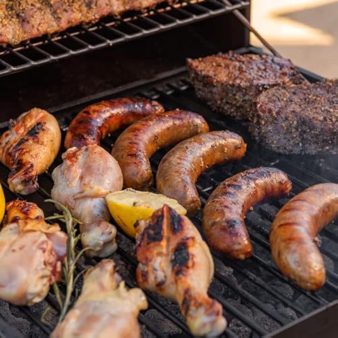 Barrel Charcoal Grill, Large Charcoal Grills with Side Shelf, Outdoor BBQ Grill,Perfect for Backyard Camping, Patio Parties, and Picnics