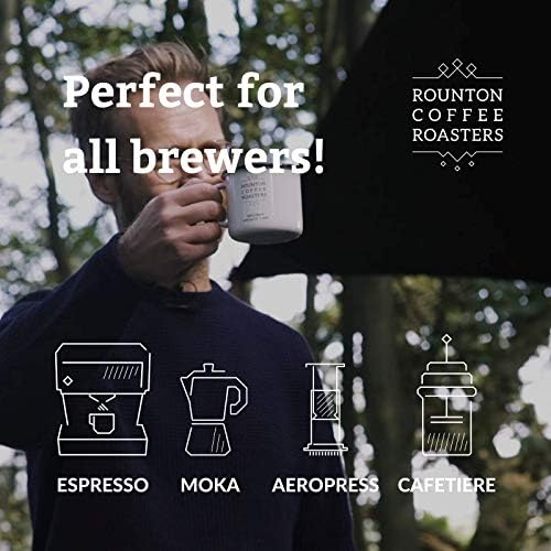 Rounton Coffee Roasters | 1kg Coffee Beans Granary Blend | 100% Arabica Medium Roast Beans | Freshly Roasted Speciality Coffee Bags | Roasted in Yorkshire
